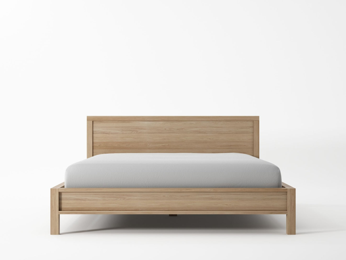Solid Double Bed  - European Oak