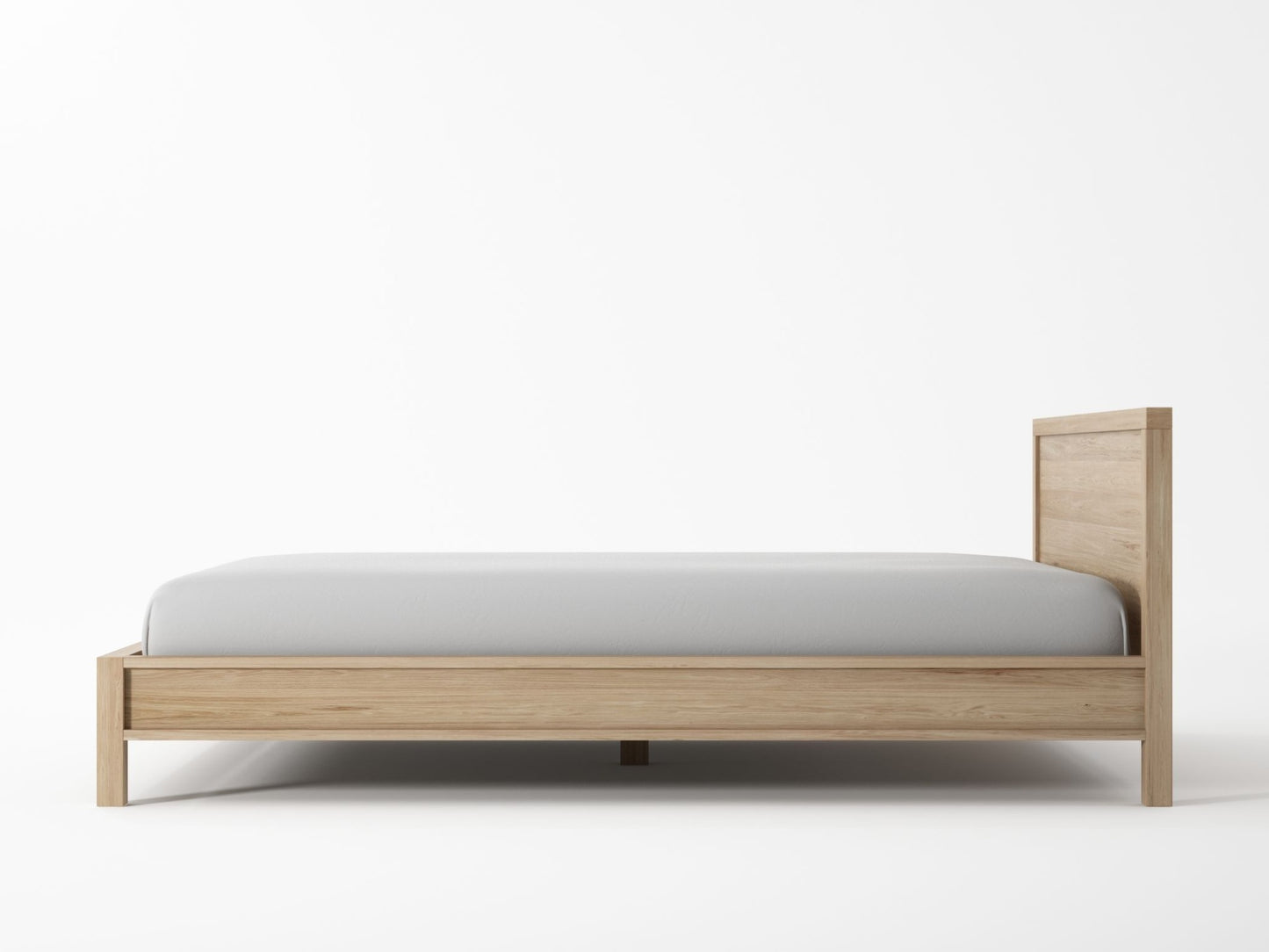 Solid Double Bed  - European Oak