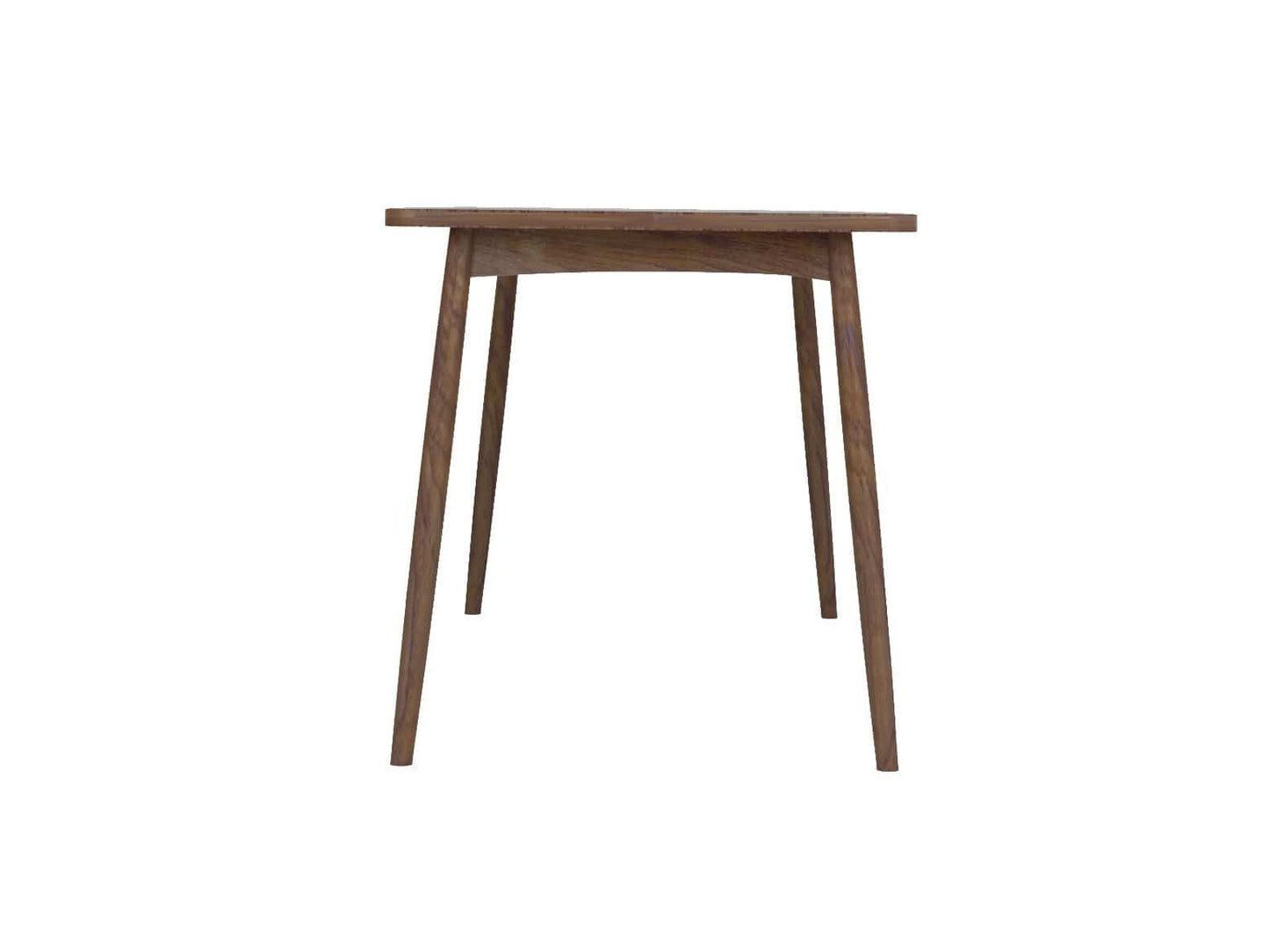 KT003W-3 wooden table with mid-century modern legs