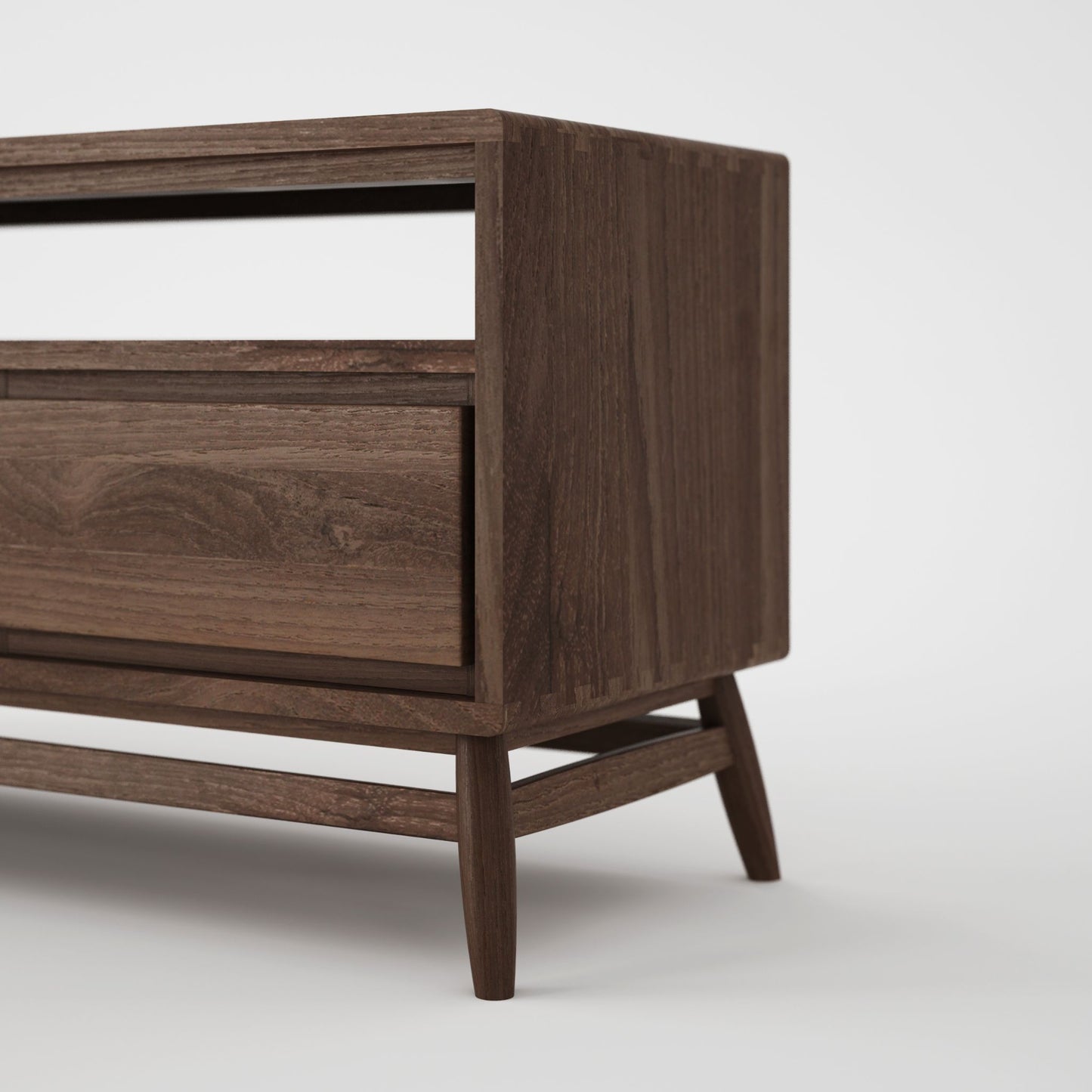 Twist TV Unit - FSC Recycled Teak