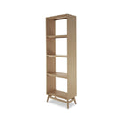 KT027O-1 tall wooden bookshelf