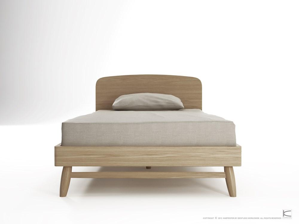 Twist King Single Bed - European Oak-Indoor Furniture-Karpenter-Neutral Oak Wood-European Oak-SLH AU