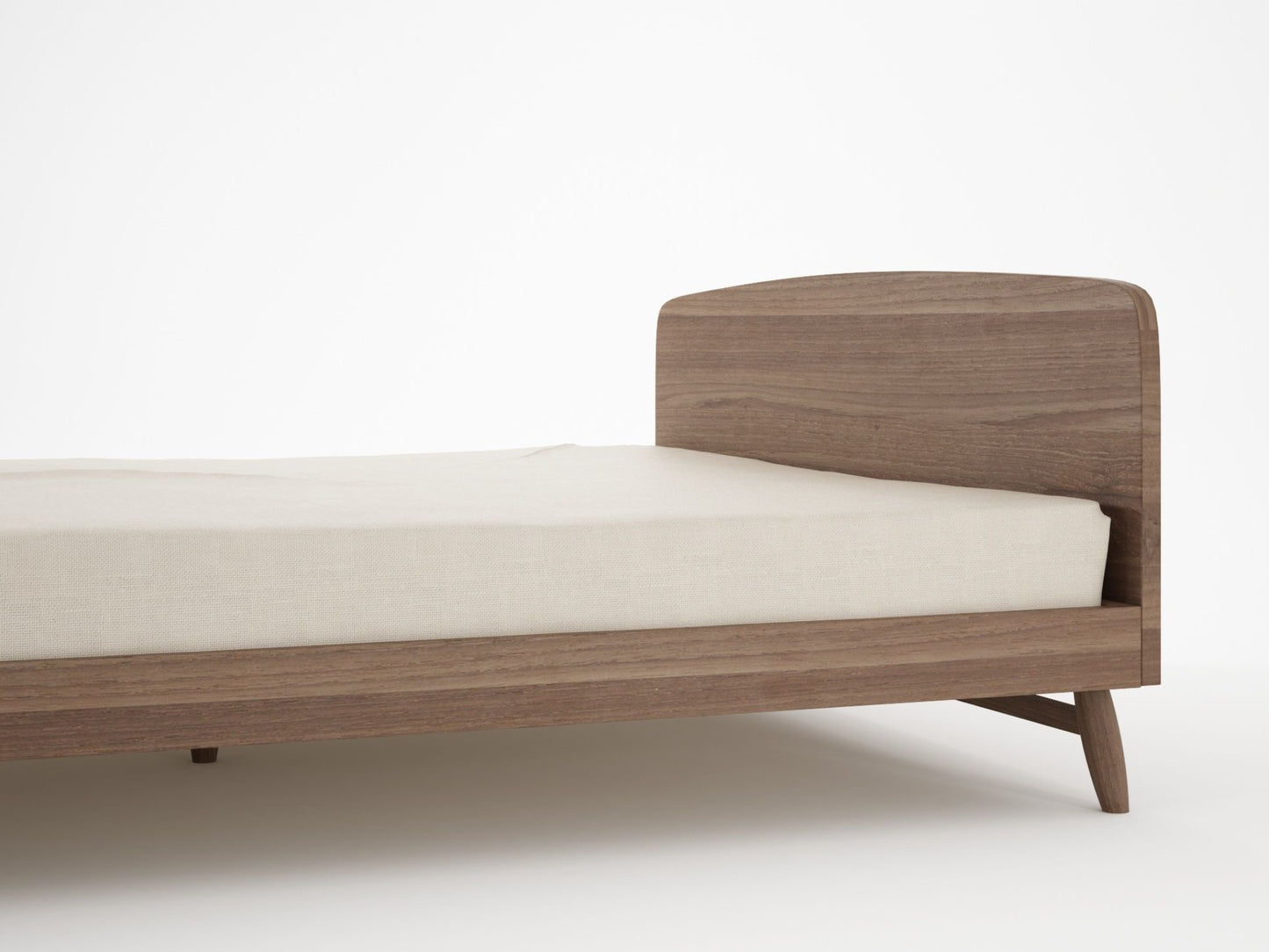 Twist Queen Bed  - FSC Recycled Teak