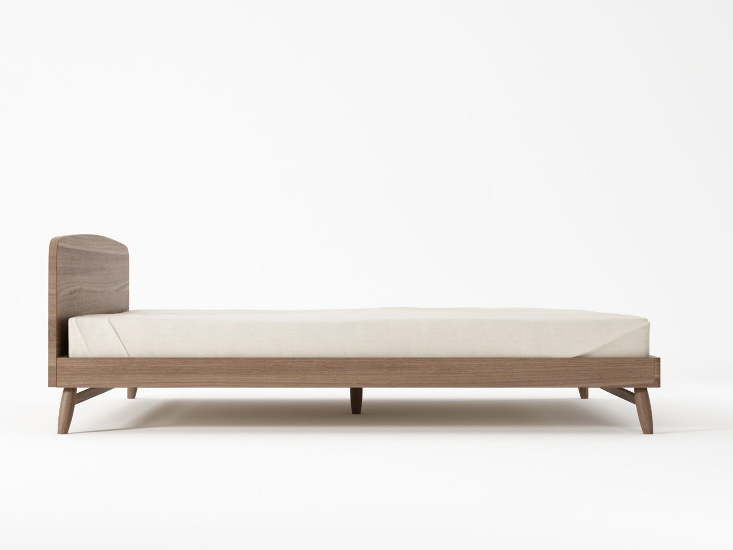 Twist Queen Bed  - FSC Recycled Teak