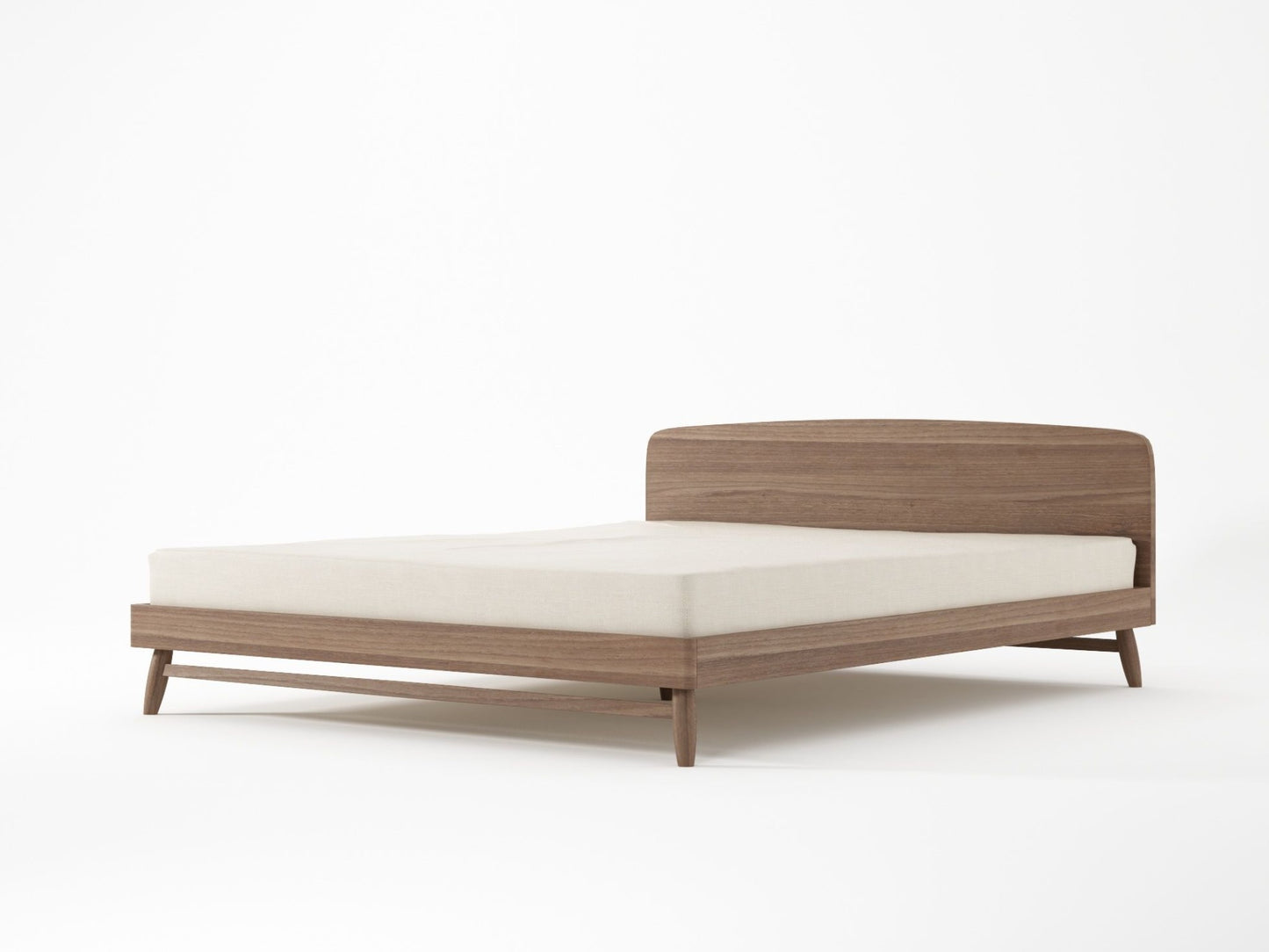 Twist Queen Bed  - FSC Recycled Teak