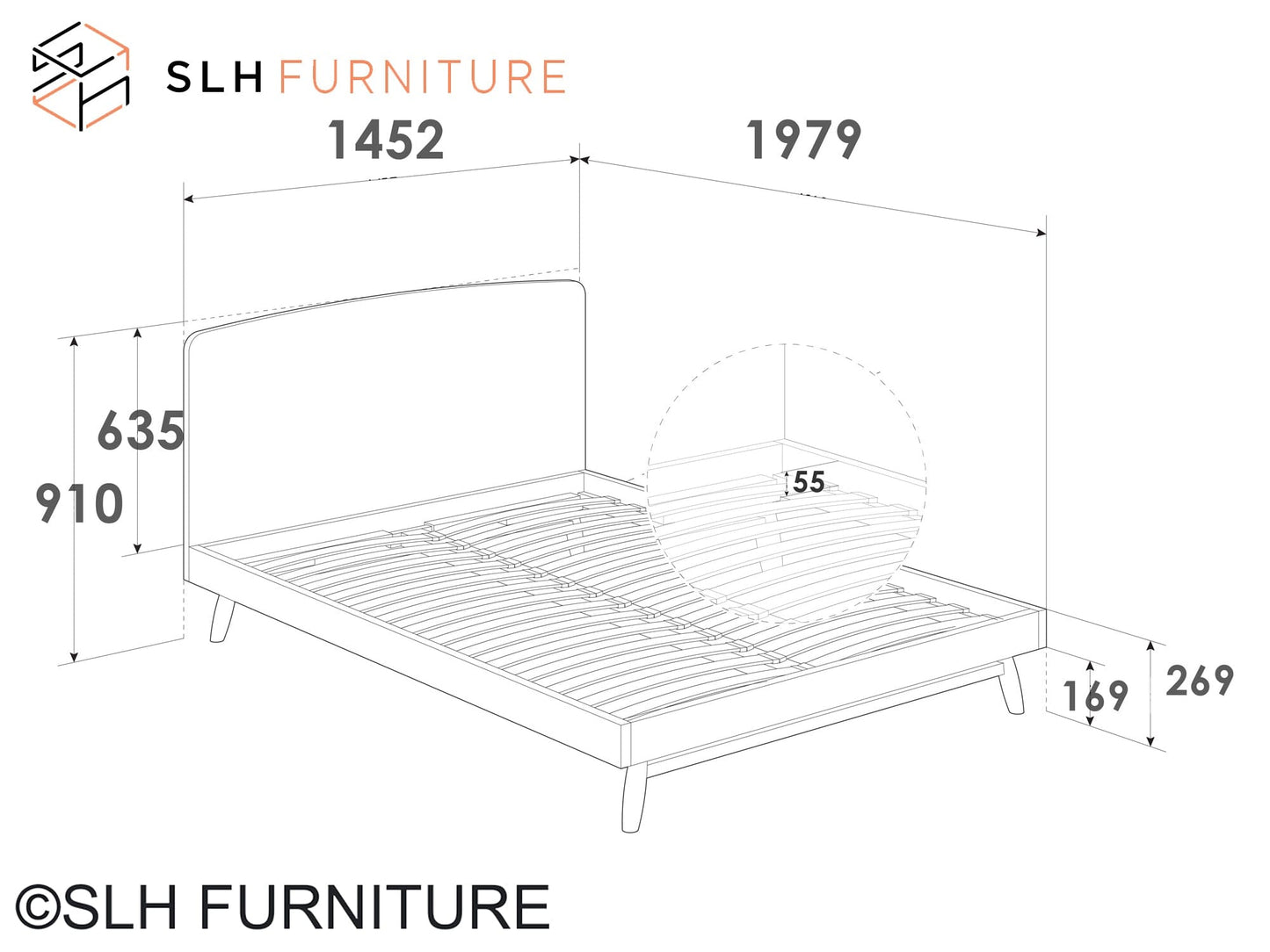 1979mm x 1452mm