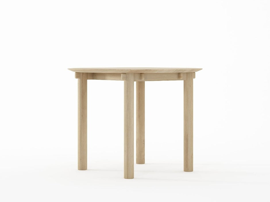 Tenon Round Dining Table 100cm - European Oak