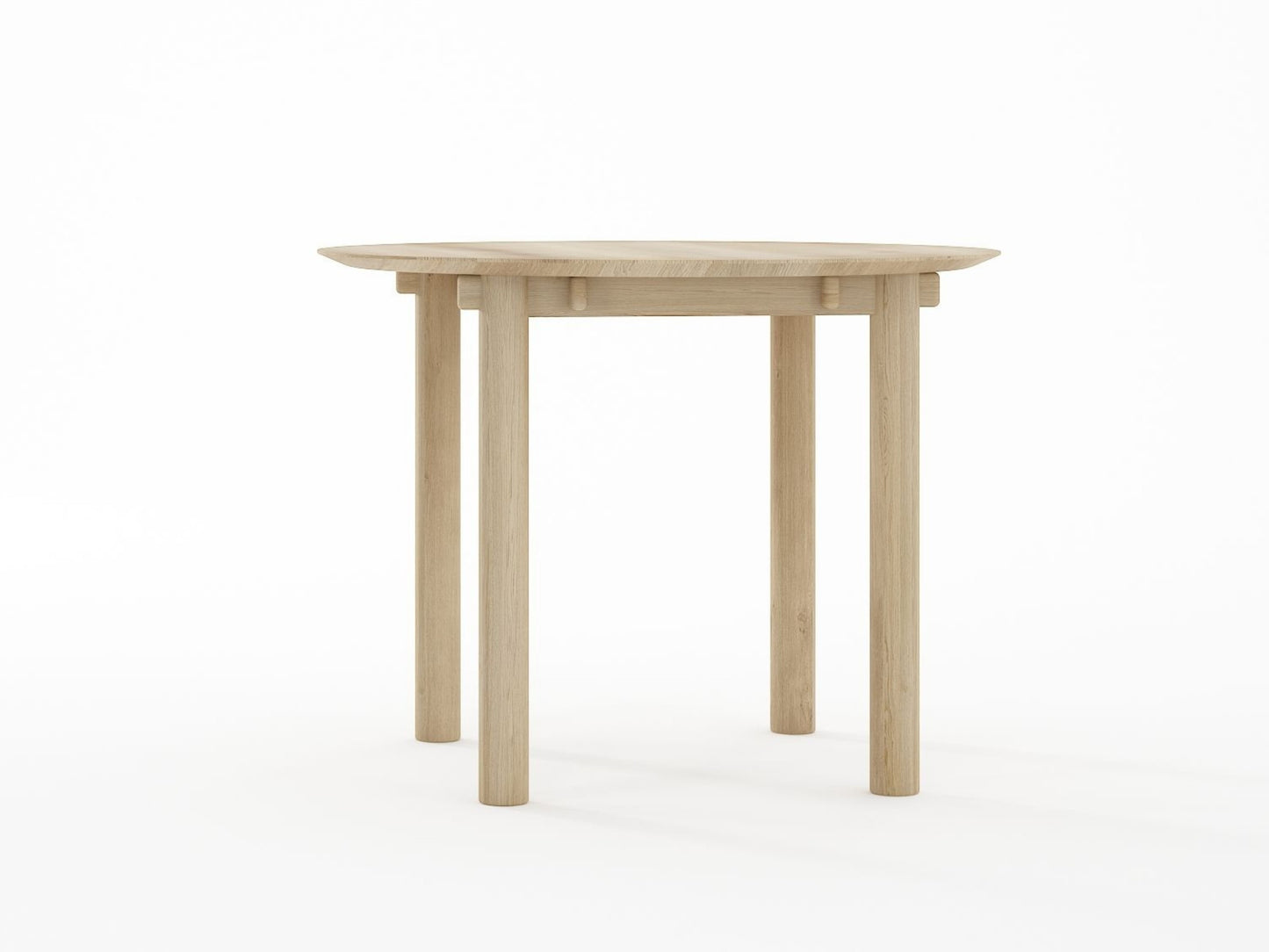 Tenon Round Dining Table 100cm - European Oak