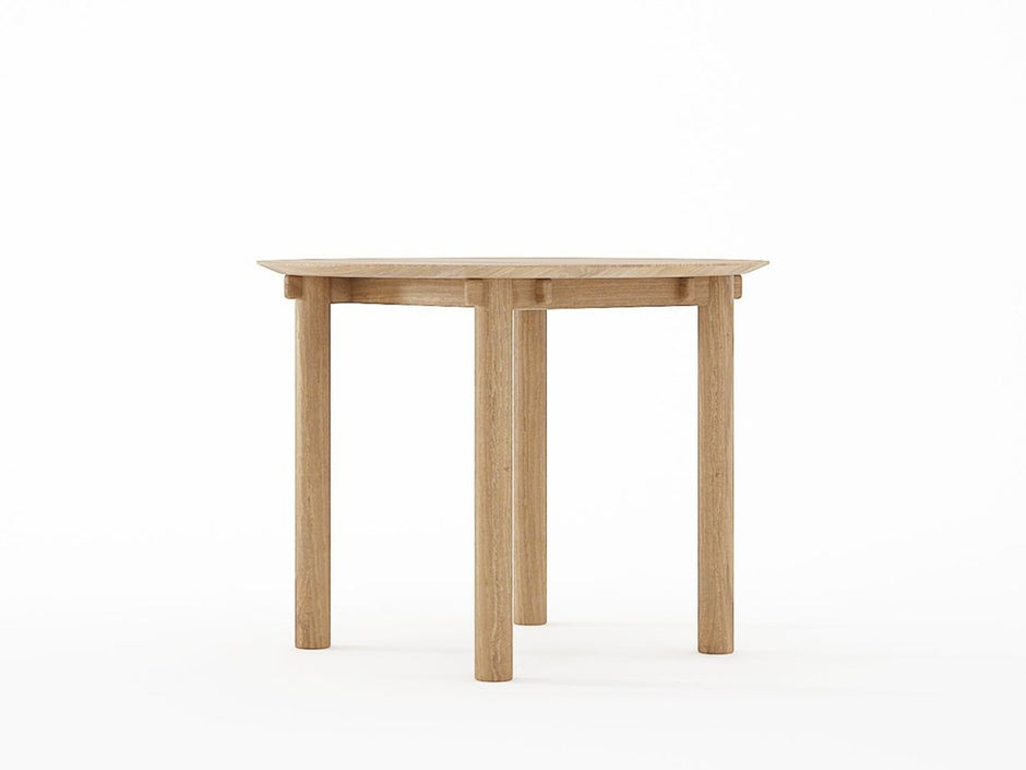 Tenon Round Dining Table 100cm - Teak