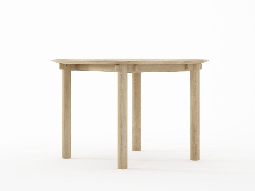 Tenon Round Dining Table 120cm - European Oak