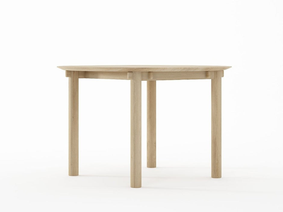 Tenon Round Dining Table 120cm - European Oak