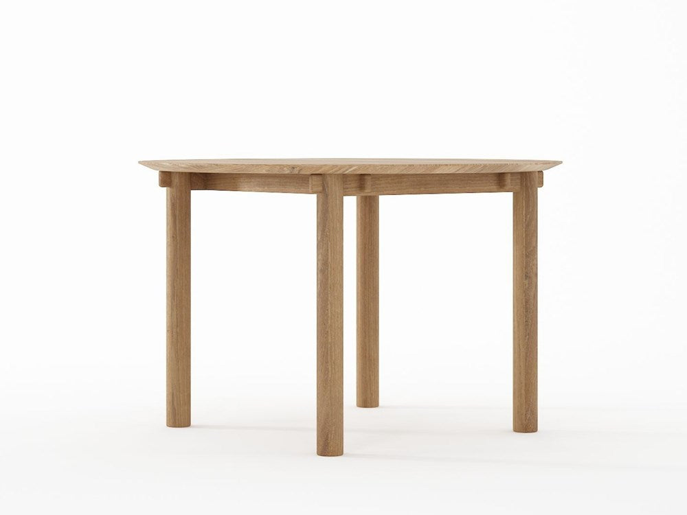 Tenon Round Dining Table 120cm - Teak