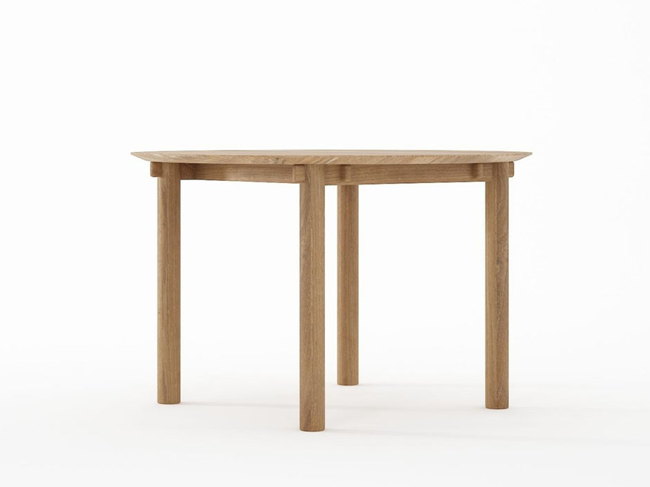 Tenon Round Dining Table 120cm - Teak