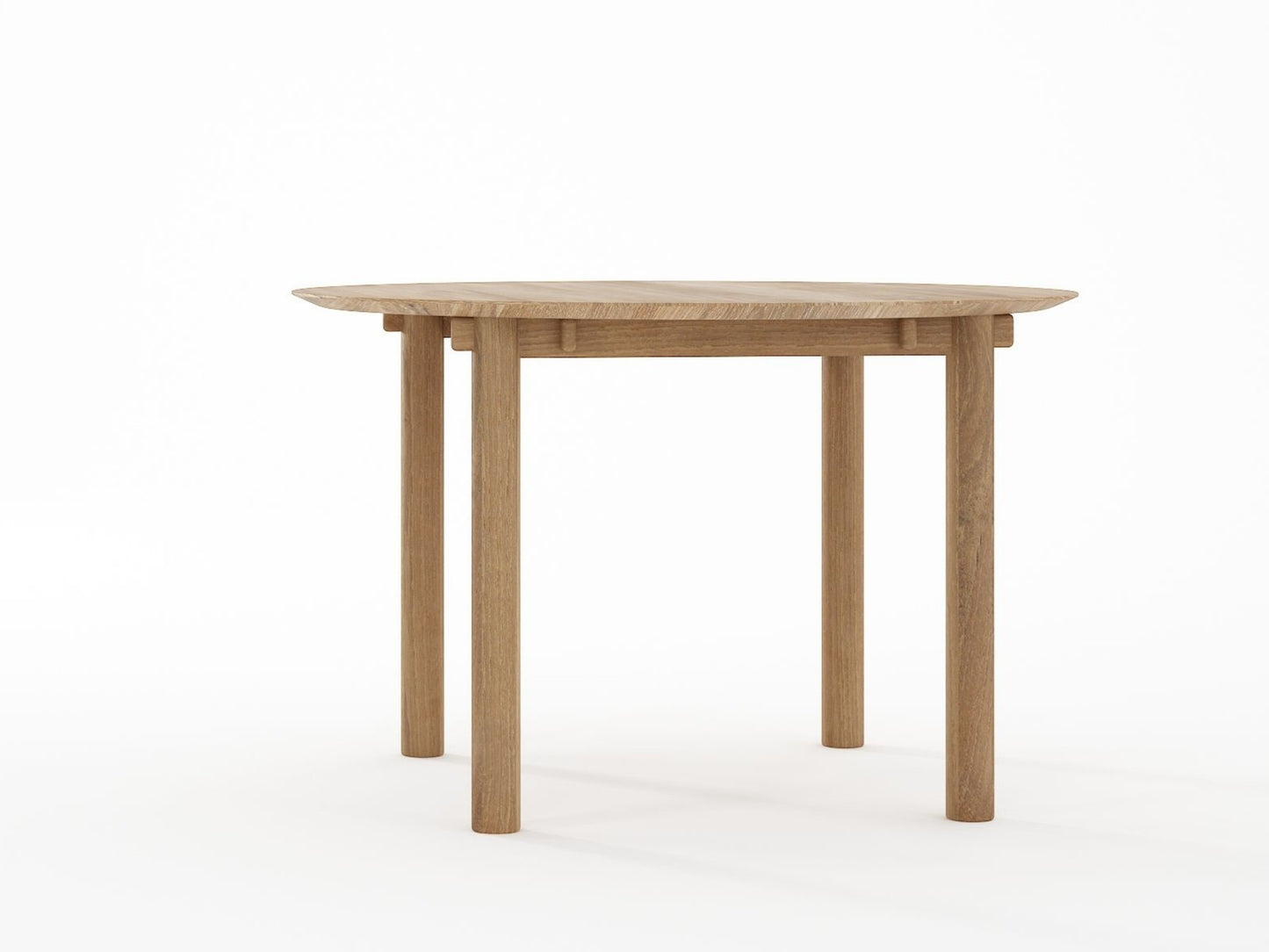 Tenon Round Dining Table 120cm - Teak
