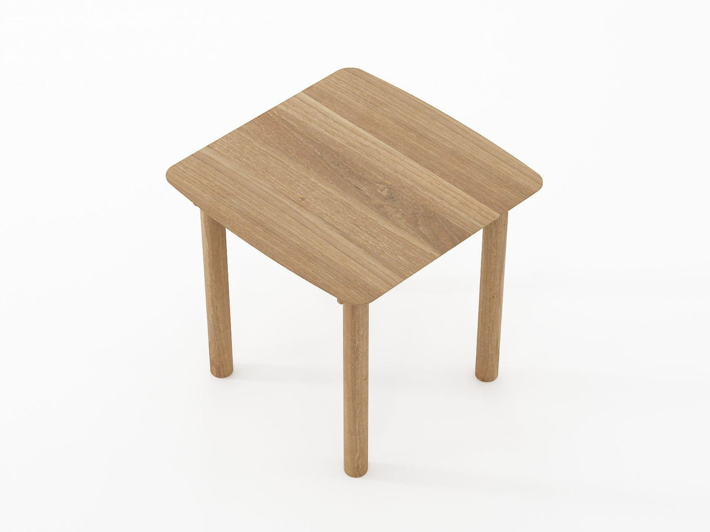 Tenon Square Dining Table 80cm - Teak