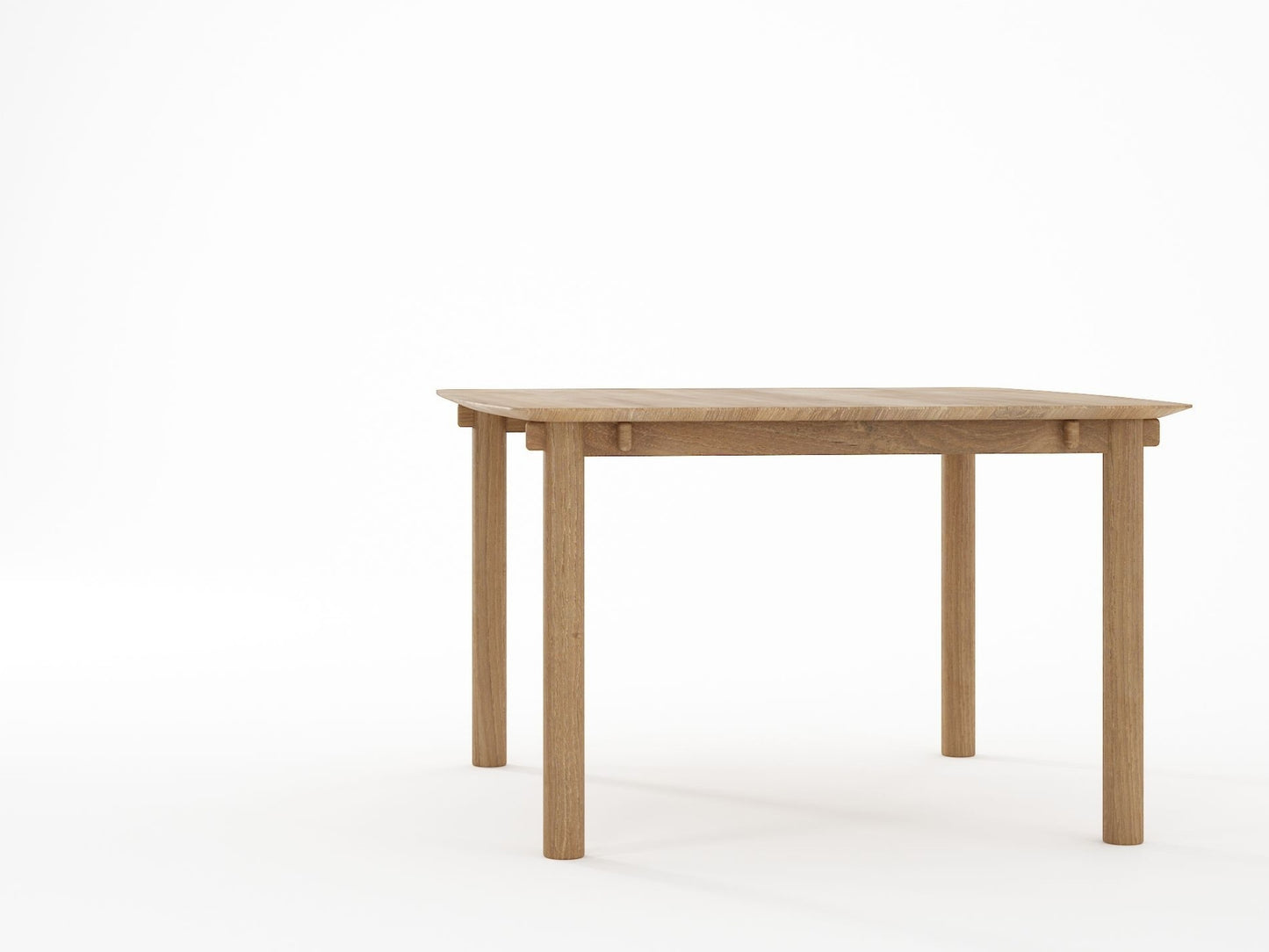 Tenon Square Dining Table 125cm - Teak