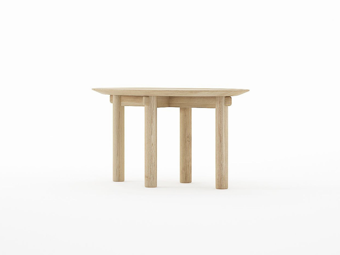 Tenon Oval Coffee Table 75cm - European Oak