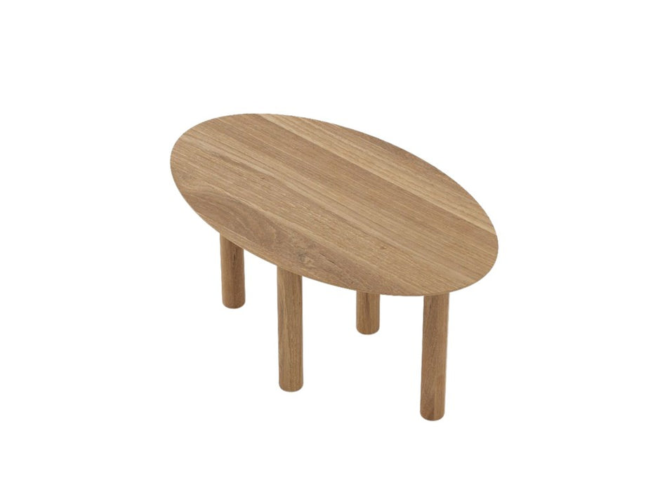 Tenon Oval Coffee Table 75cm - Teak