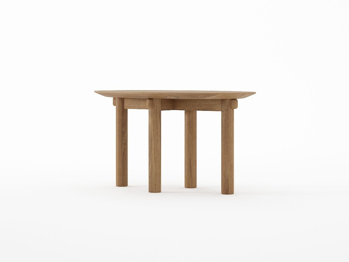 Tenon Oval Coffee Table 75cm - Teak