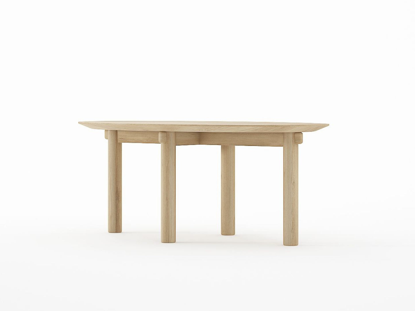 Tenon Oval Coffee Table 100cm - European Oak