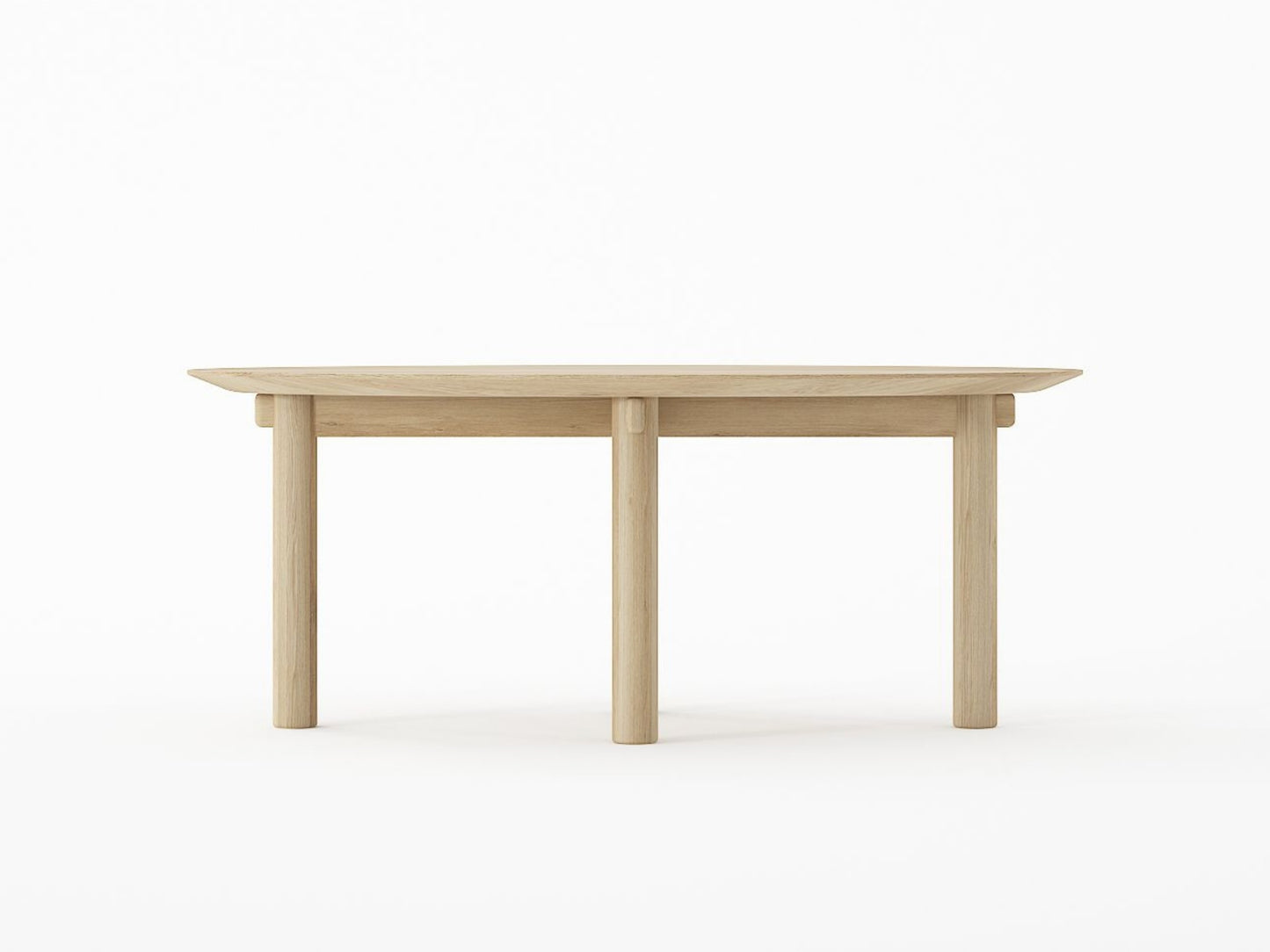 Tenon Oval Coffee Table 100cm - European Oak