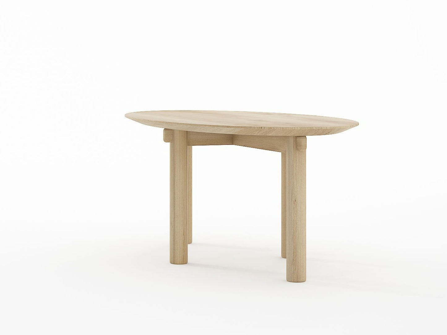 Tenon Oval Coffee Table 100cm - European Oak