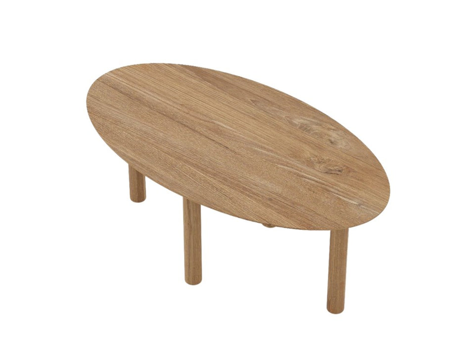 Tenon Oval Coffee Table 100cm - Teak