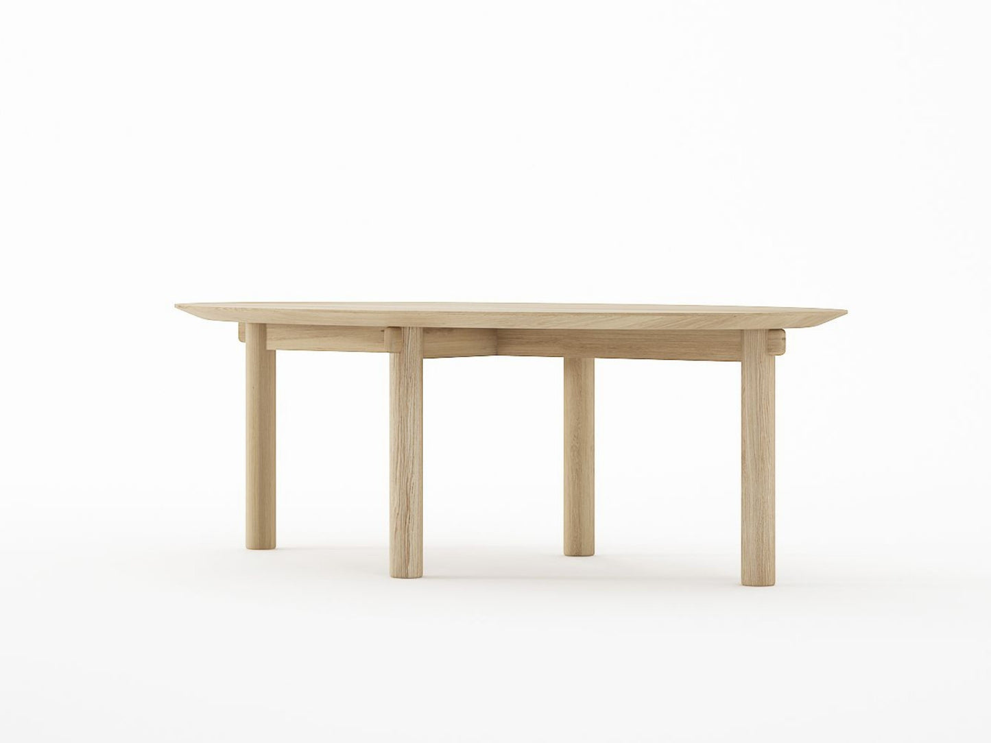 Tenon Oval Coffee Table 120cm - European Oak