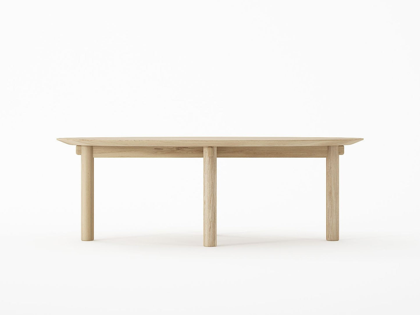 Tenon Oval Coffee Table 120cm - European Oak