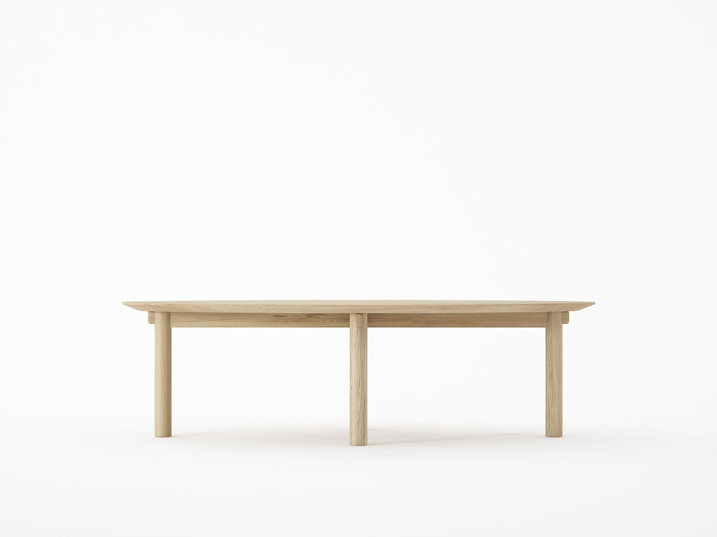 Tenon Oval Coffee Table 140cm - European Oak