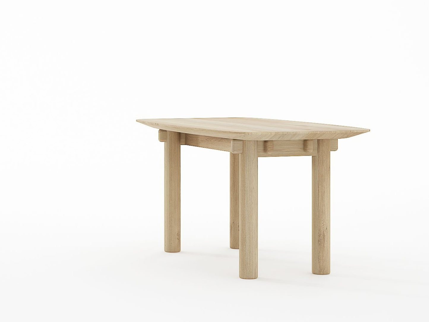 Tenon Rectangular Coffee Table 80cm - European Oak