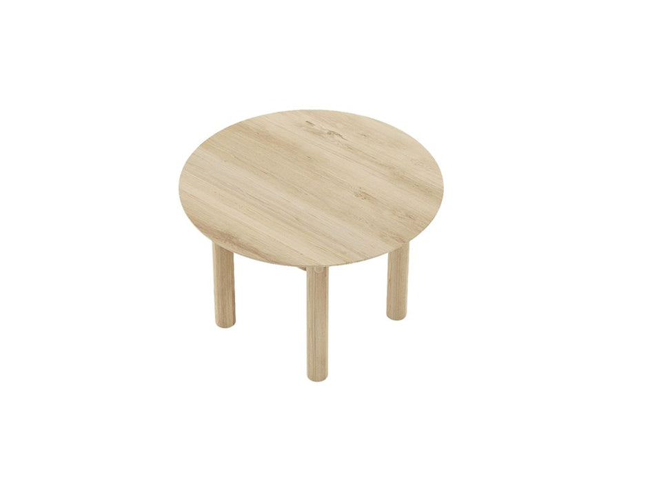 Tenon Round Coffee Table 60cm - European Oak