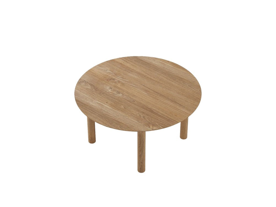 Tenon Round Coffee Table 80cm - Teak