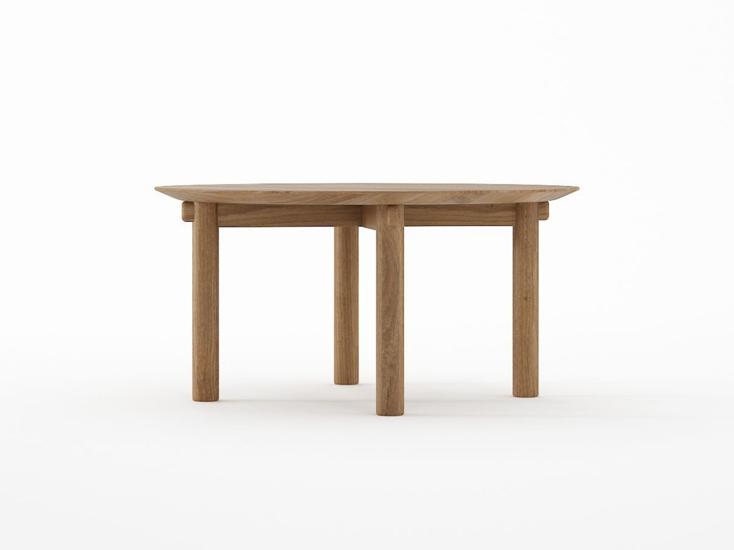 Tenon Round Coffee Table 80cm - Teak