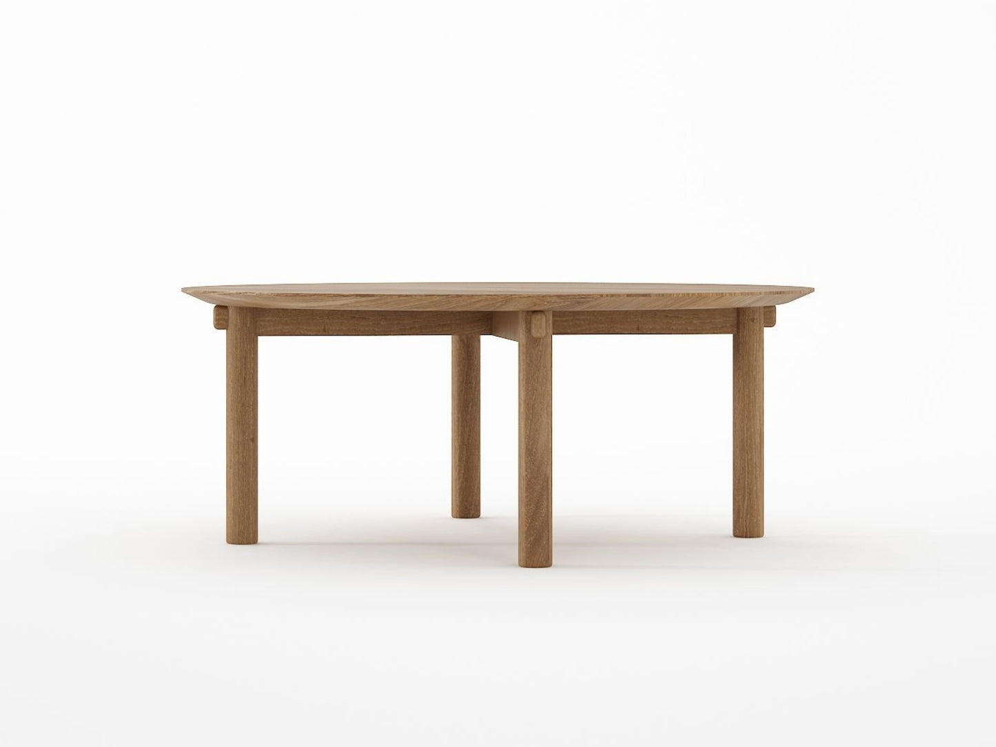 Tenon Round Coffee Table 100cm - Teak