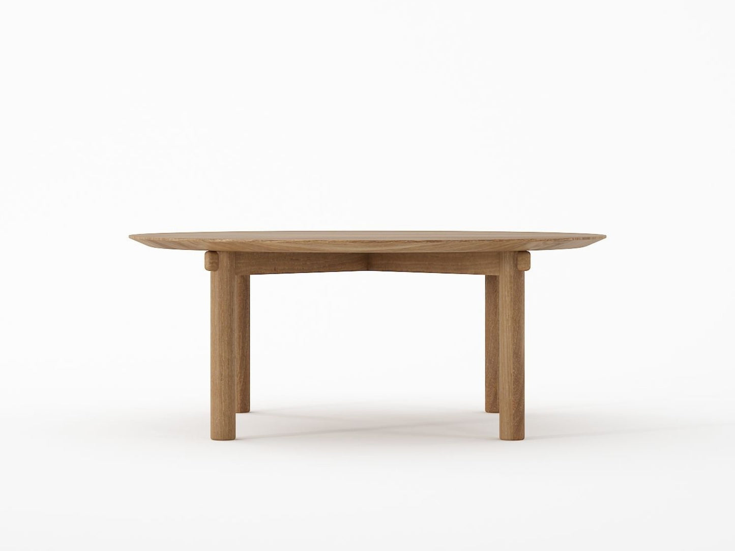 Tenon Round Coffee Table 100cm - Teak