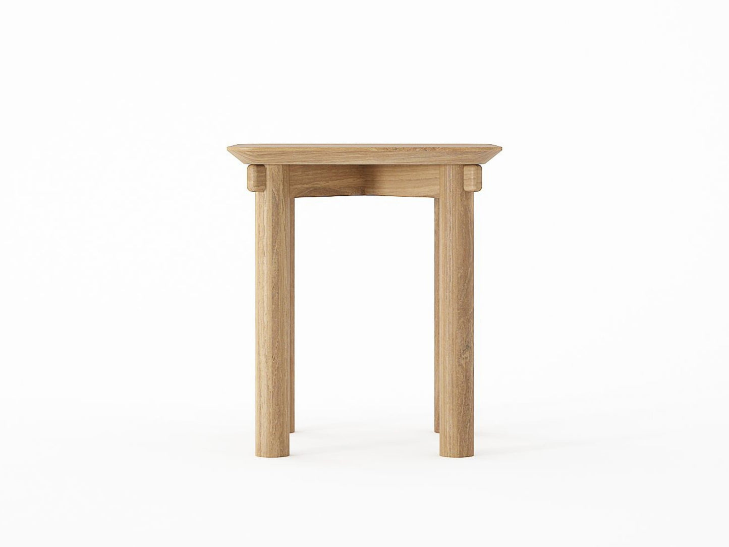 Tenon Square Dining Stool - Teak