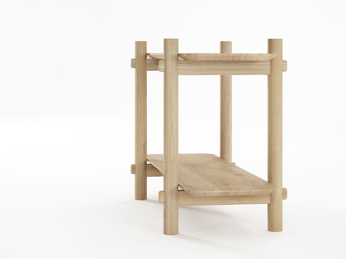 Tenon Open Sideboard 90cm - European Oak