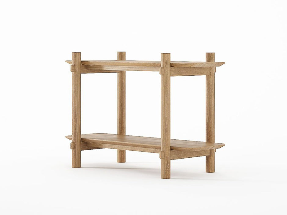 Tenon Open Sideboard 90cm - Teak