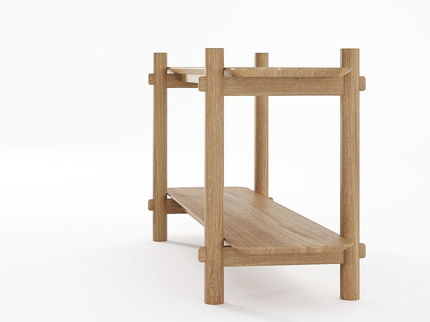 Tenon Open Sideboard 120cm - Teak