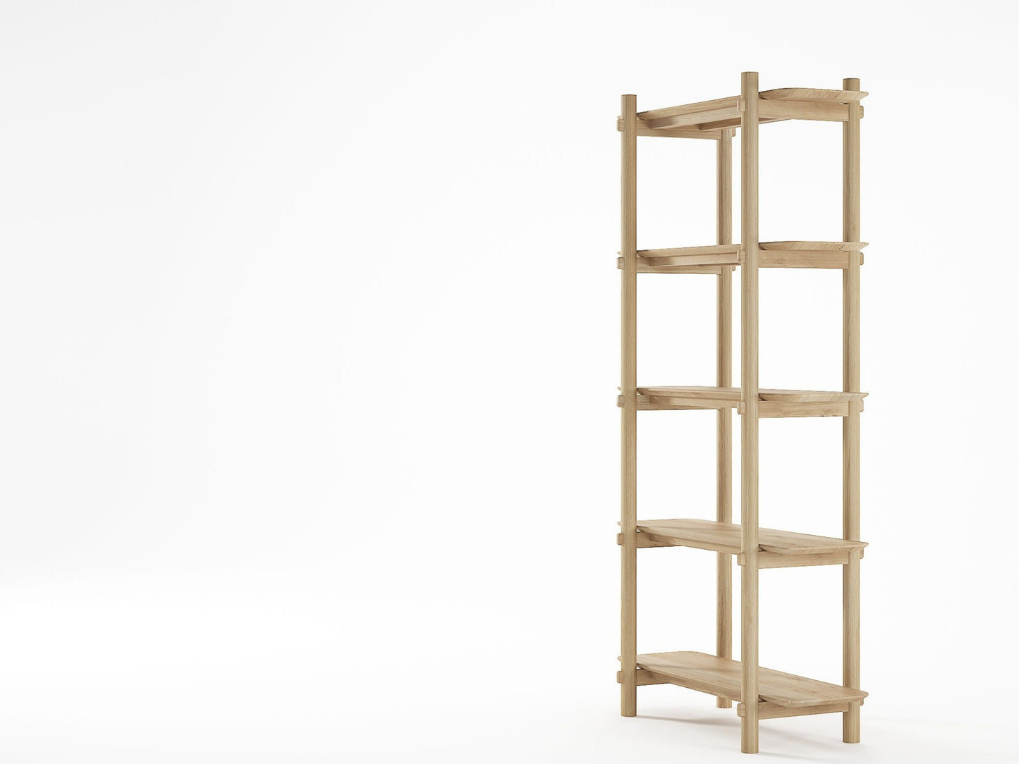 Tenon Bookcase 90cm - European Oak