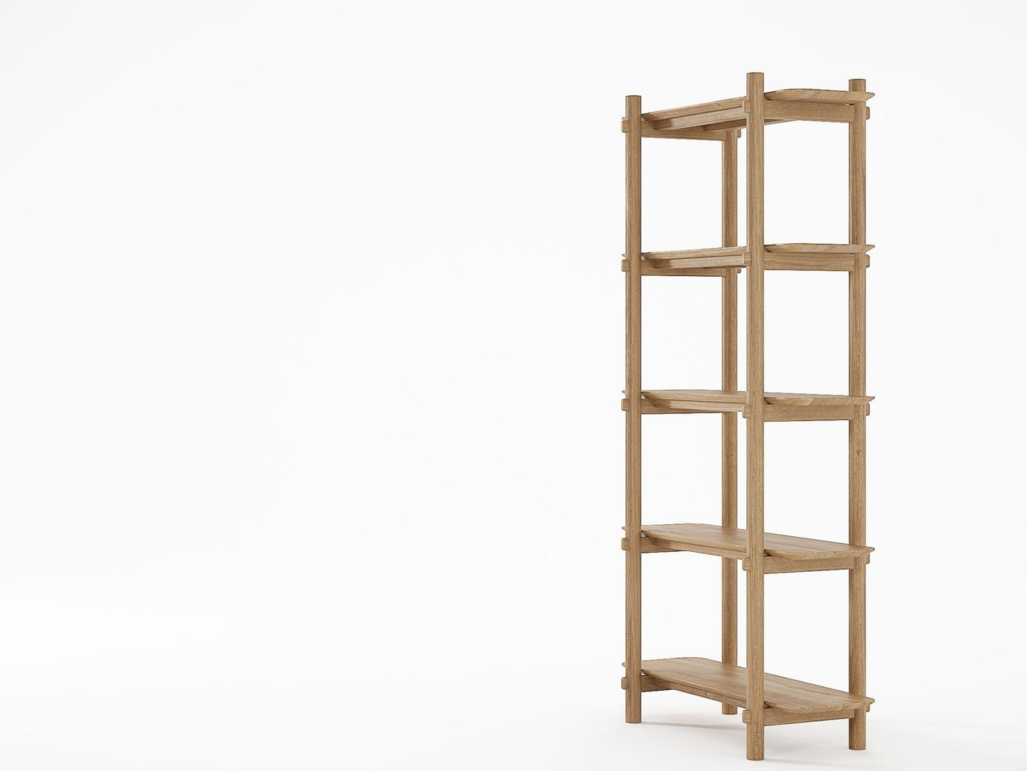 Tenon Bookcase 90cm - Teak