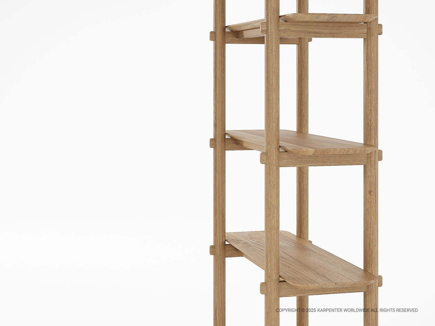 Tenon Bookcase 90cm - Teak