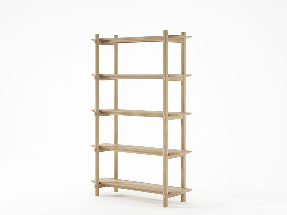 Tenon Bookcase 120cm - European Oak