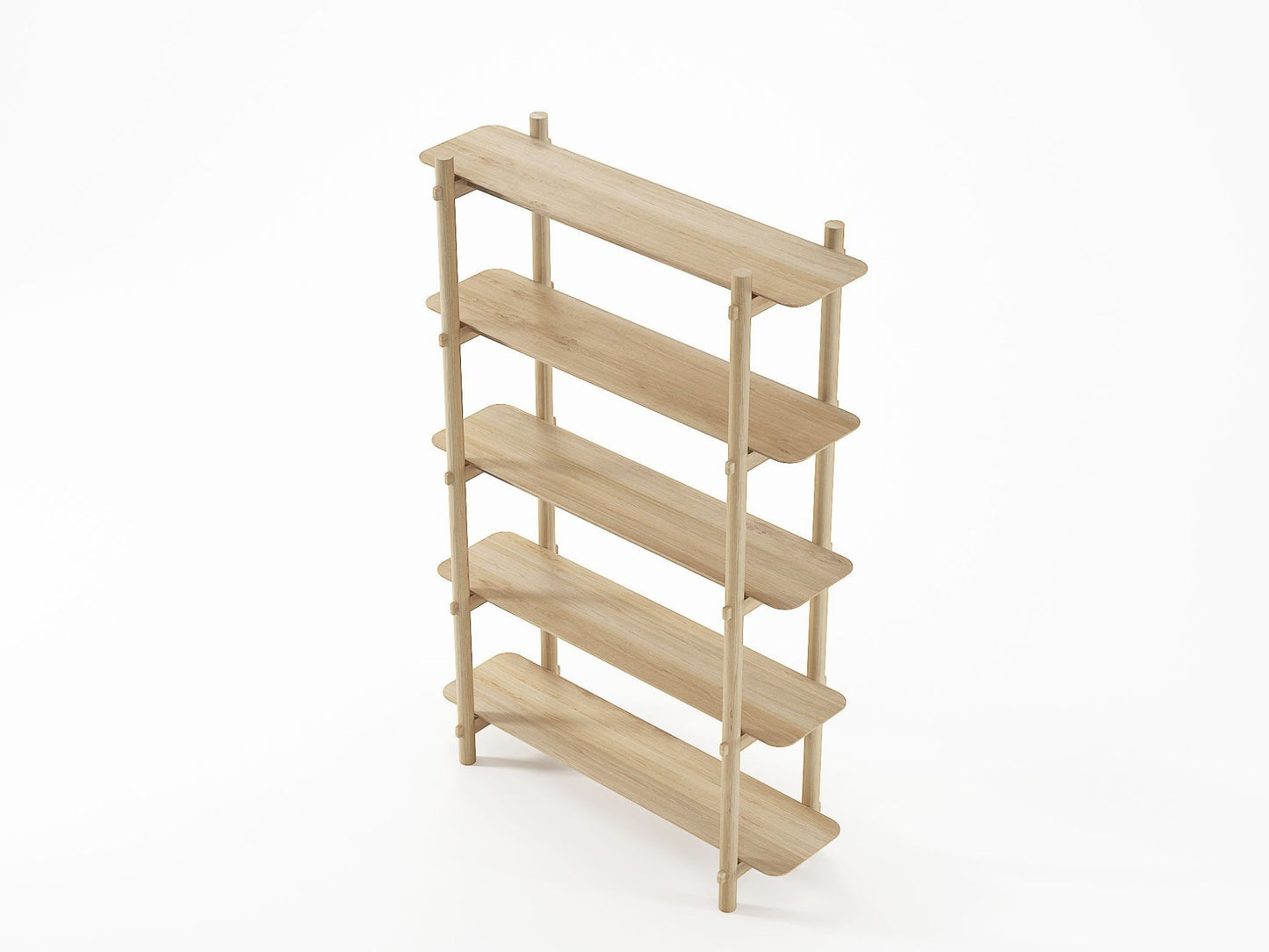 Tenon Bookcase 120cm - European Oak