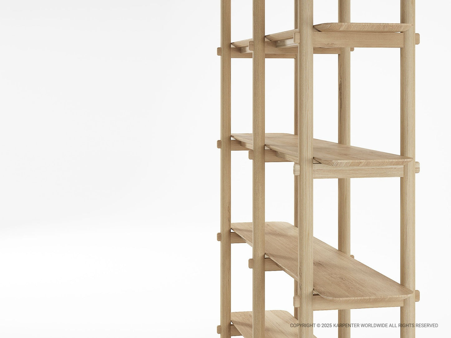 Tenon Bookcase 150cm - European Oak