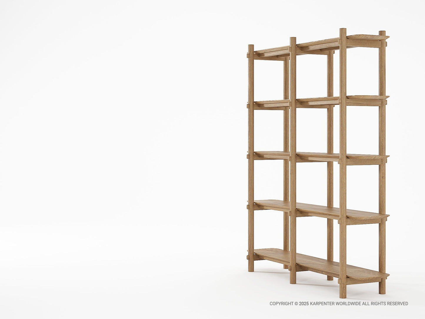 Tenon Bookcase 150cm - Teak