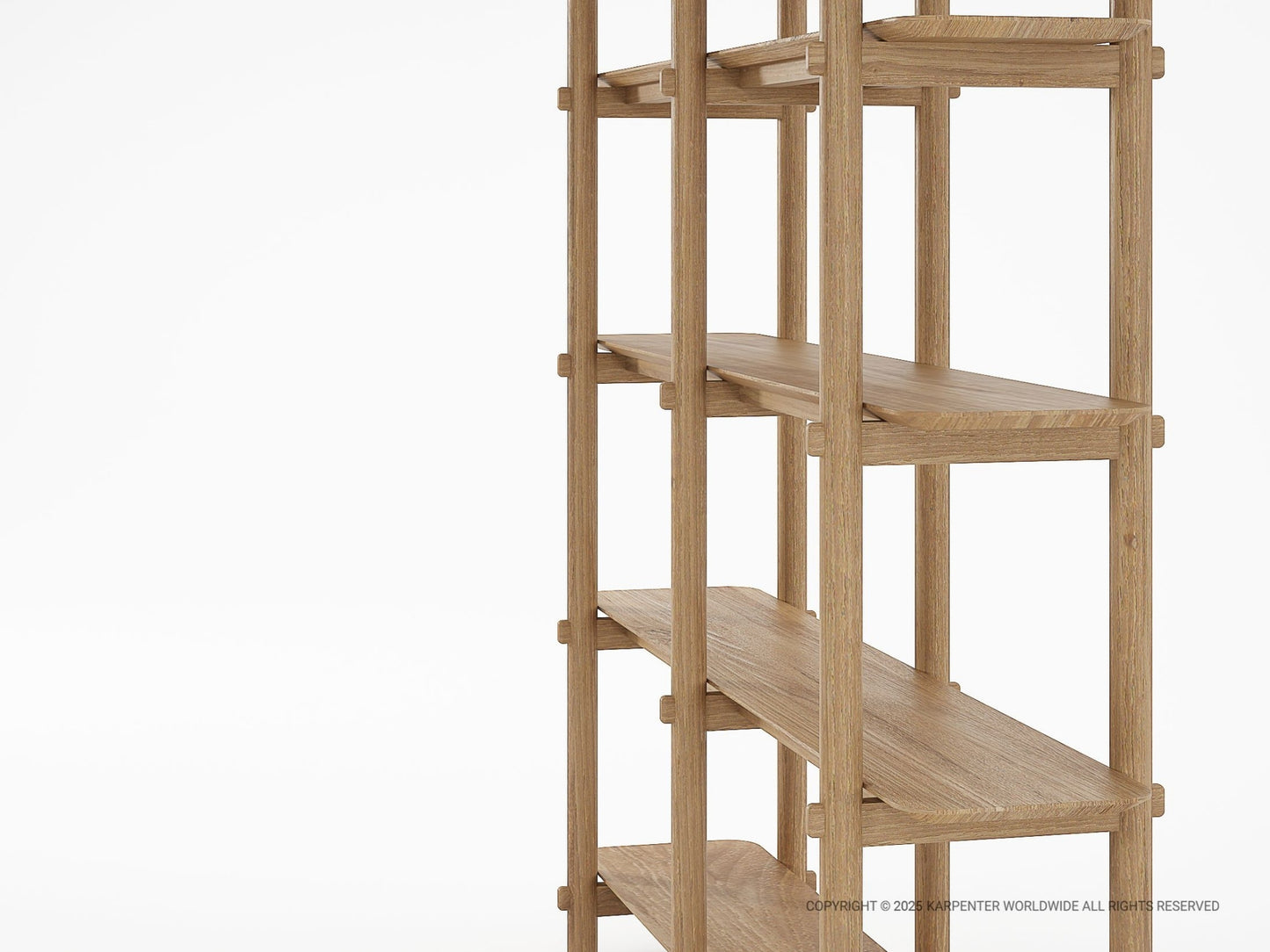 Tenon Bookcase 150cm - Teak