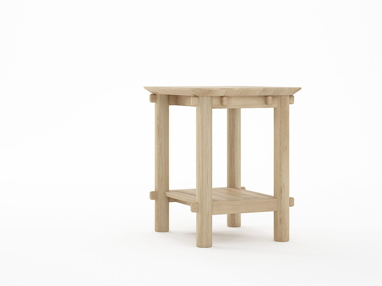 Tenon Bedside Table - European Oak