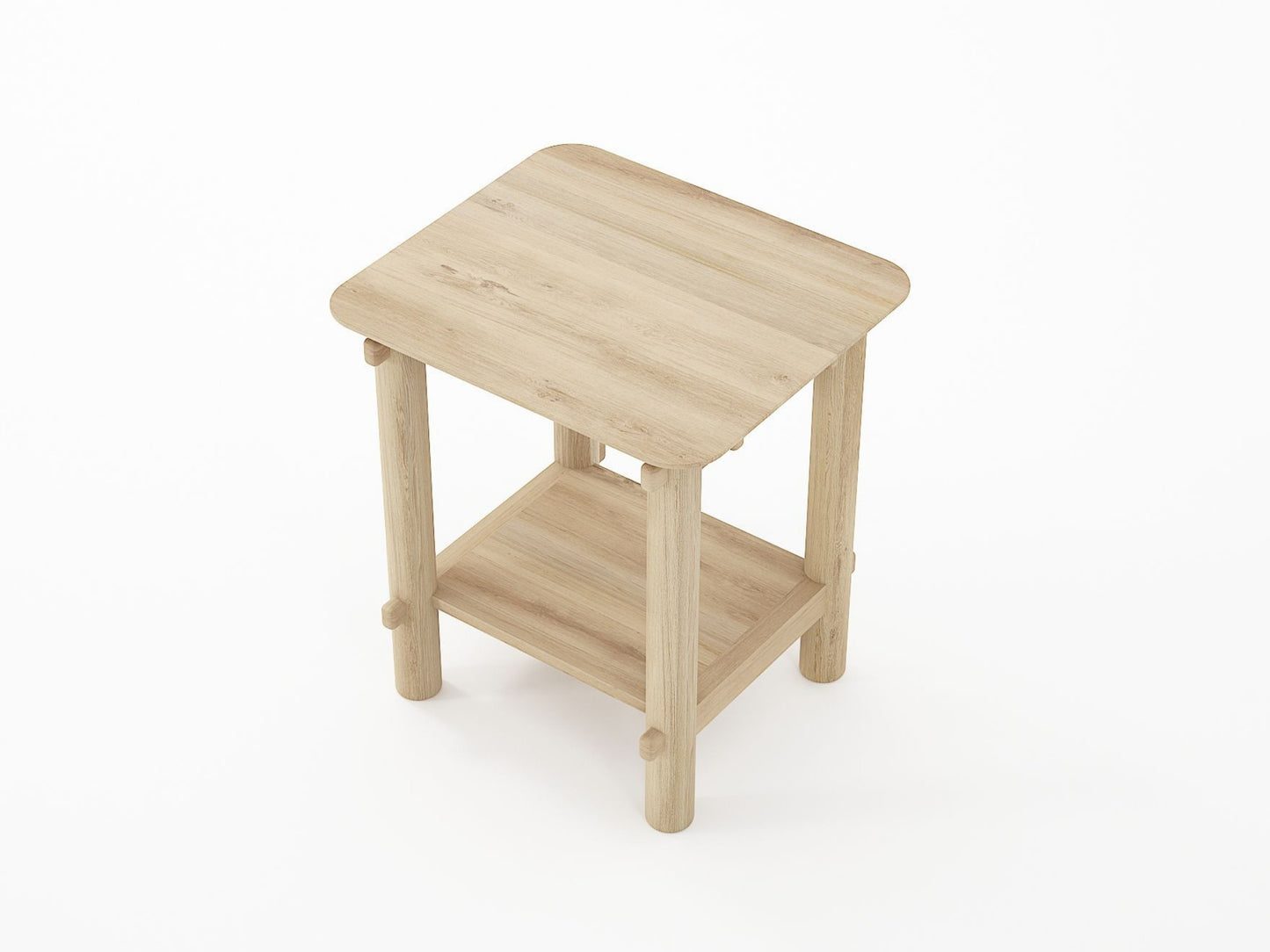 Tenon Bedside Table - European Oak